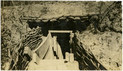 Photograph of an Entrance to an Underground Bunker by Carl Michel